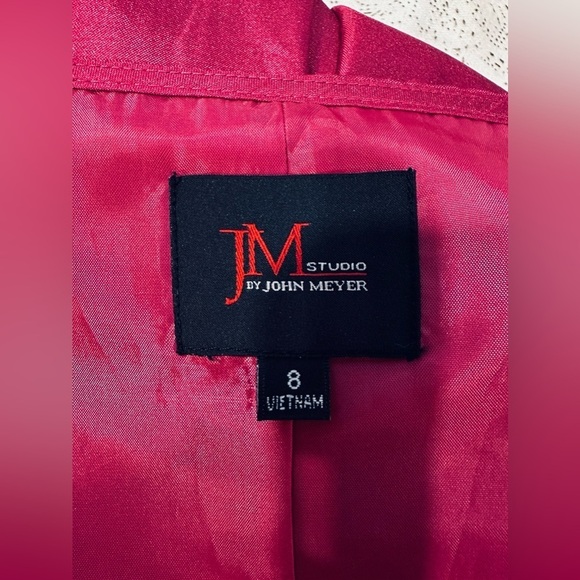 JM Studio by John Meyer Pink Pleated Fit & Flare Dress Sleeveless Size 8 Resort - Picture 8 of 11